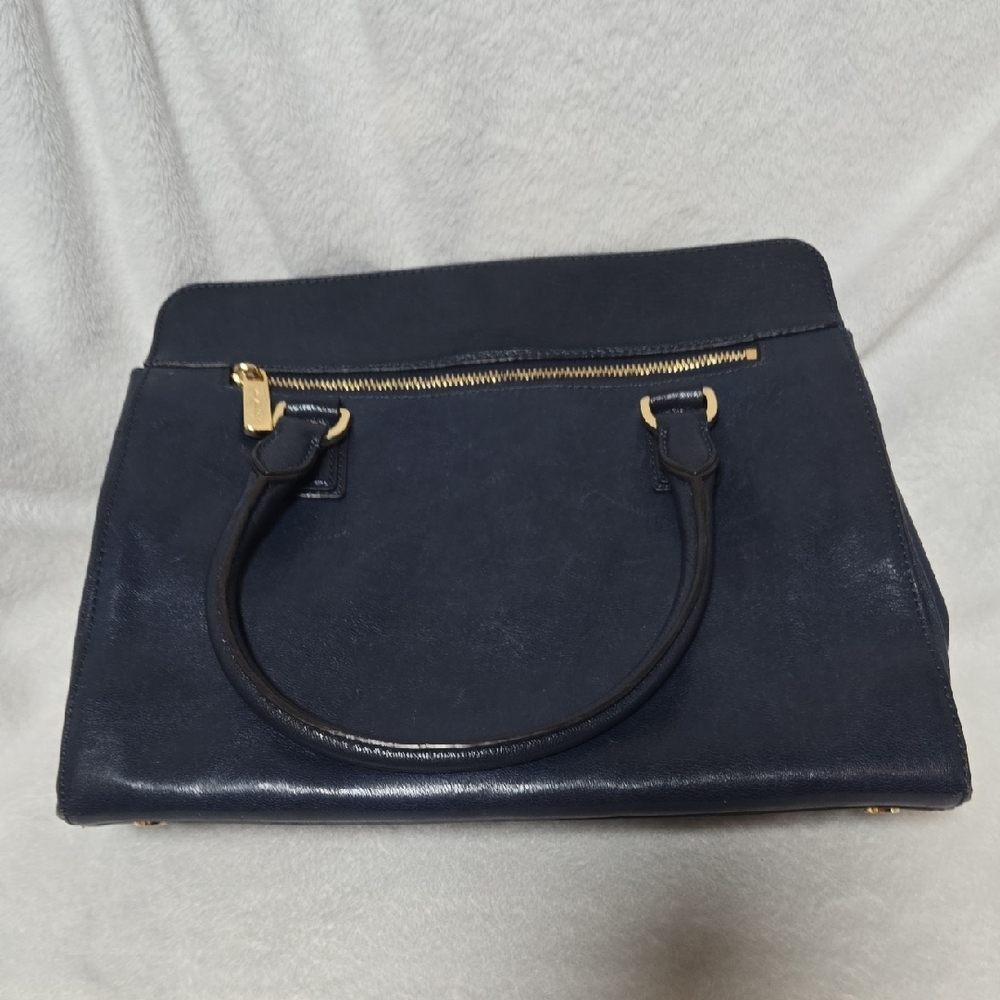 Michael Kors Vintage Satchel Gold MK HDWR Classic Elegance SOFT Leather